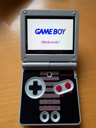 Game Boy Advance SP Plata IPS
