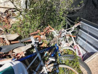 Lote 10 bicicletas de varilla antiguas