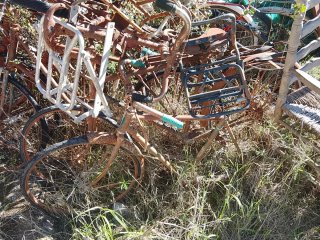 Lote 10 bicicletas de varilla antiguas