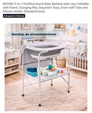 Bañera Bebé Multifuncional 5 en 1