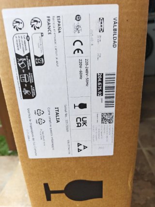 Placa de inducción IKEA VÄLBILDAD