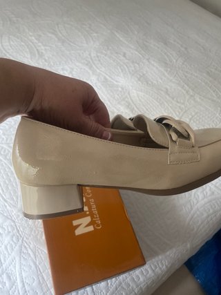 Zapatos N.A.W Beige Talla 39