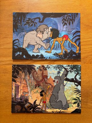Set 2 Puzzles Infantil Disney El Libro de la Selva