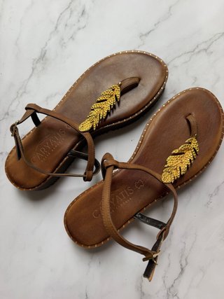 Sandalias Caryatis Marrones Talla 41