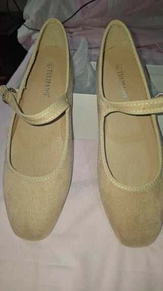 Zapatos Planos Tulipano Beige Talla 41
