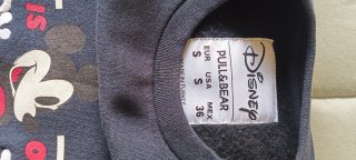 Sudadera Disney Mickey Mouse Pull&Bear Azul S