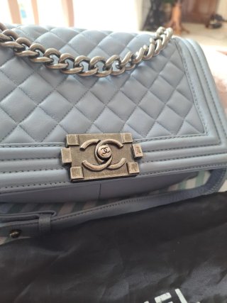 Borsa Chanel blu