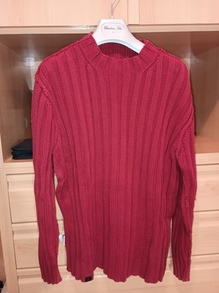 Jersey de punto rojo