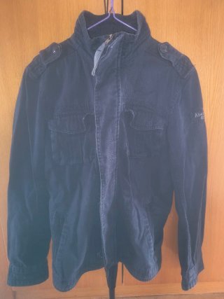 Cazadora Abercrombie & Fitch Azul marino Talla S