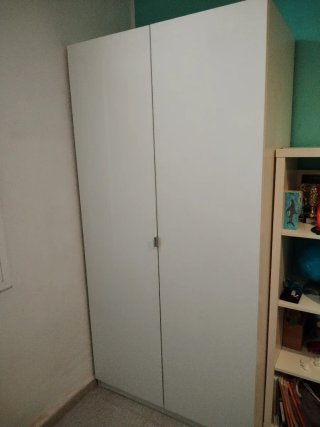 Armario Ropero Ikea Blanco. Dos puertas