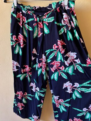Pantalón Fluido Estampado Talla XXL