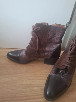 Botines Hispanitas Marrones Talla 38