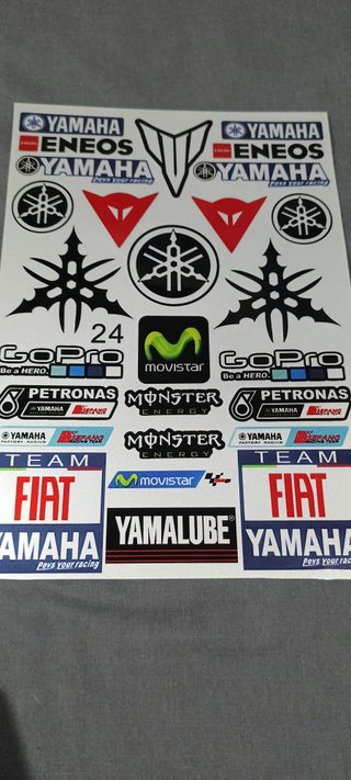 Kit de Pegatinas Yamaha y Patrocinadores