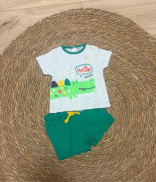 Conjunto de Bebé Camiseta y Pantalón Corto