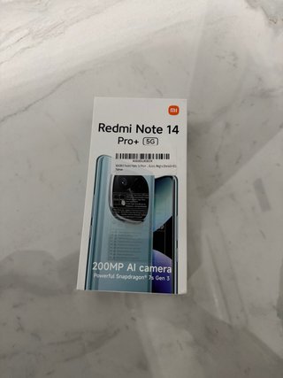Caja vacia xiaomi redmi note 14 pro + plus 5g