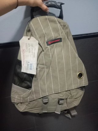 Mochila Converse caqui Rayas