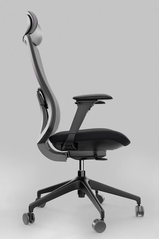 Silla Ergonómica Oficina/Escritorio Negra/Gris