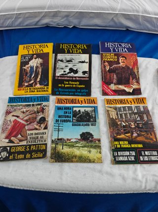 Revistas historia y vida lote 6