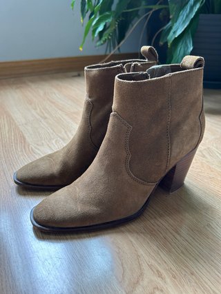 Botines de Ante Mango Talla 39