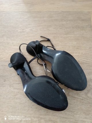 Zapatos de fiesta Zara negros talla 38