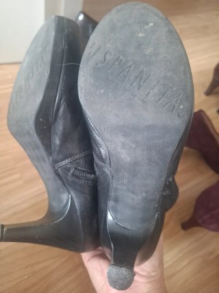 Botines Hispanitas Negros Talla 37