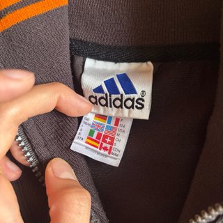 Chaqueta adidas Marrón y Naranja