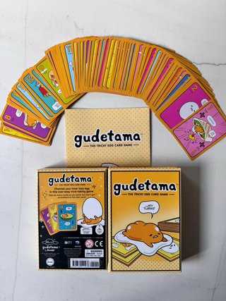 Juego de cartas Silencio y gudetama