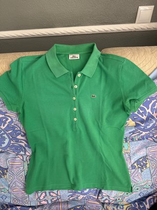 Polo Lacoste Mujer Verde