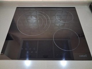 Placa Vitrocerámica Cata, modelo combi 604R