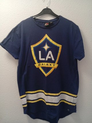 Camiseta LA Galaxy Azul y Dorada