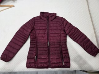 Chaqueta plumífero mujer Esprit morado