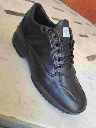 Scarpe uomo in pelle nere casual classiche 40 a 45