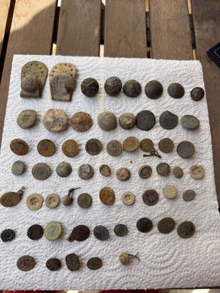 Colección de botones antiguos