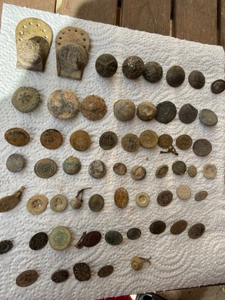 Colección de botones antiguos