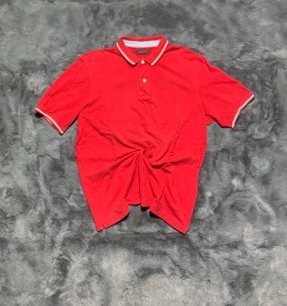 Polo Cortefiel Rojo Talla L