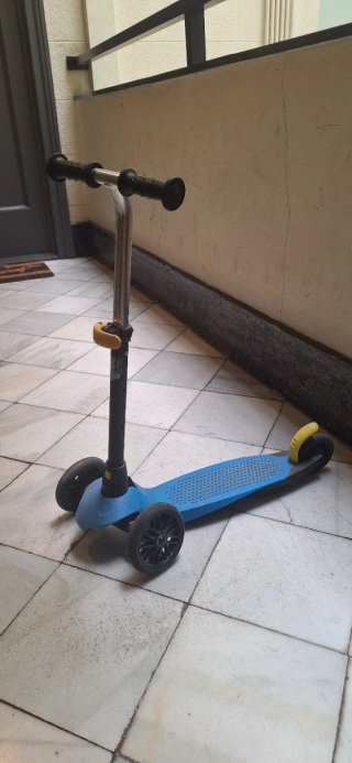 Patinete 3 Ruedas Azul Decathlon