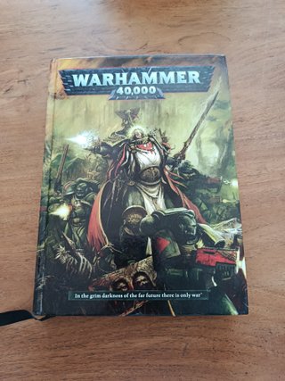 Manual antiguo Warhammer 40k