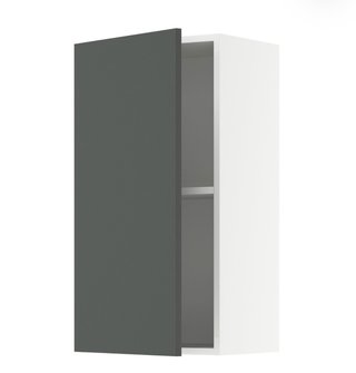 Armario de Pared 40x75 cm Gris y Blanco