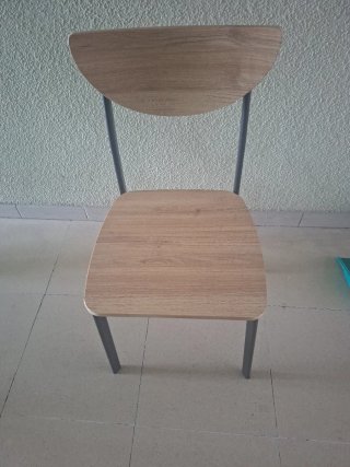 Silla Comedor Madera y Metal. Disponibles varias