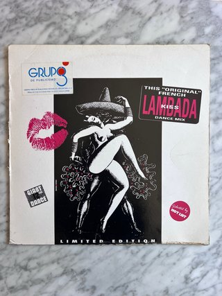 Maxi Vinilo 12” Lambada - Kiss Kiss Mix (1989)