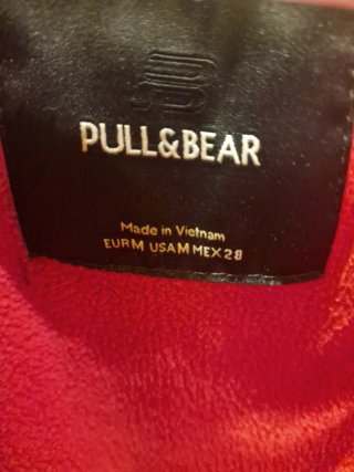 Chaqueta acolchada roja mujer