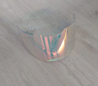 VISERA IRIDISCENTE para CASCO MOTO