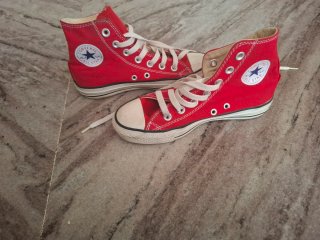 Converse All Star Rosse Tg 36