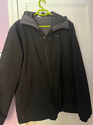 Chaqueta impermeable Wedze negra