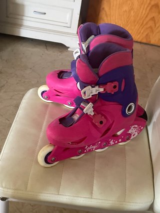 Patines Oxelo rosas y morados