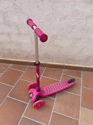 Patinete 3 Ruedas Rosa Niña