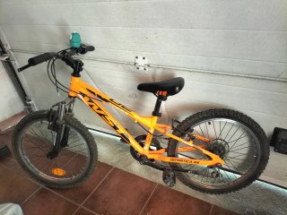 Bicicleta infantil Deportica Cosmo Naranja