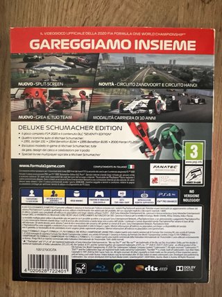 F1 2020 Schumacher Deluxe Edition Ps4