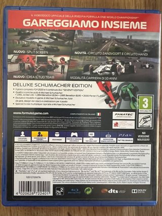 F1 2020 Schumacher Deluxe Edition Ps4