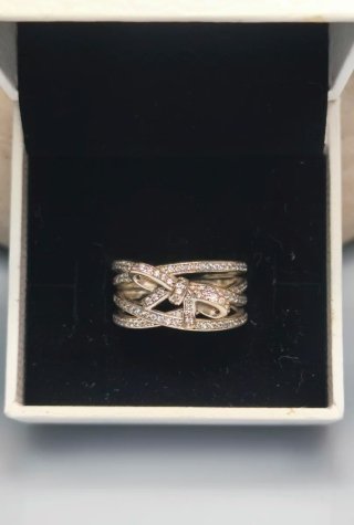 Anillo Pandora Plata y Circonitas T54
